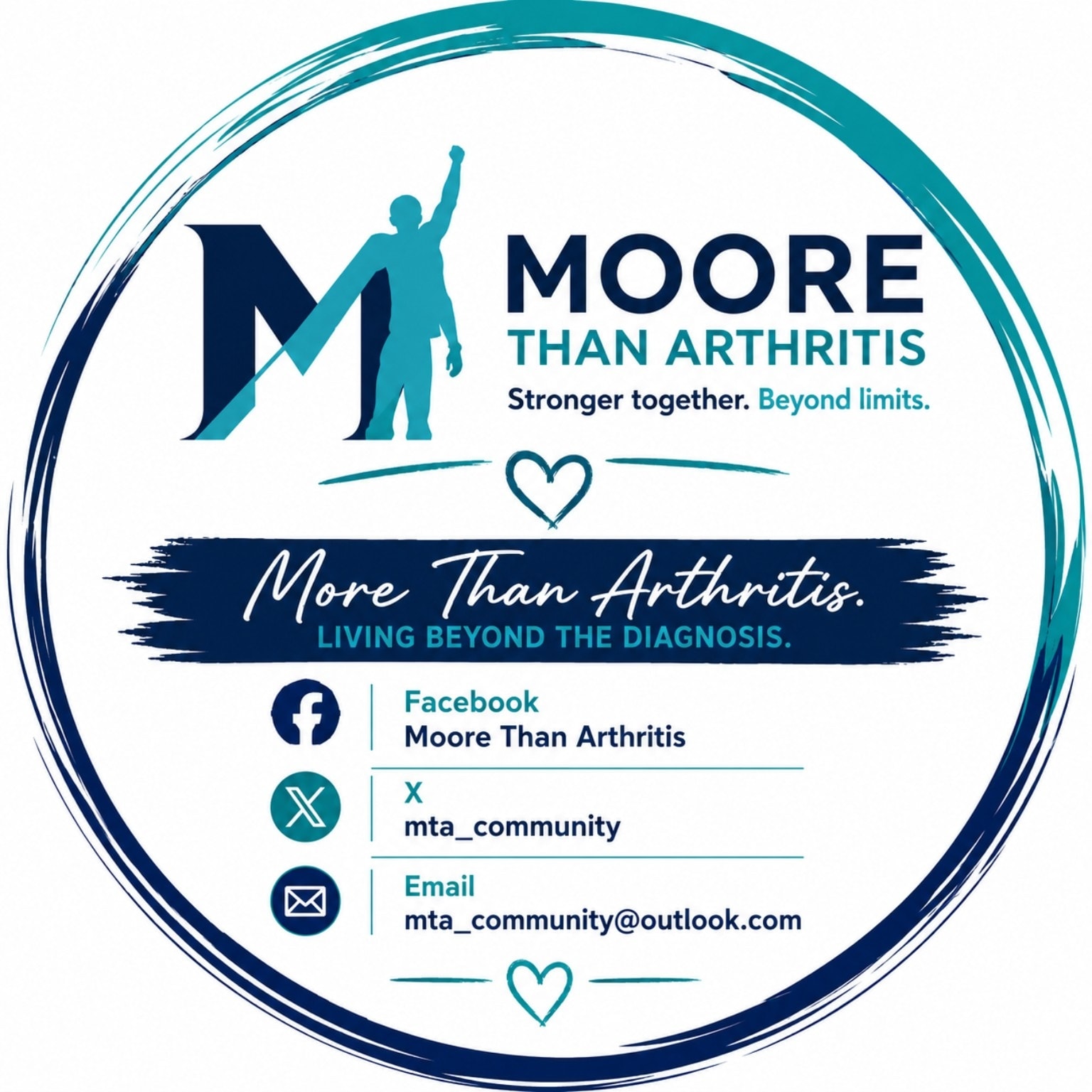 Moore Than Arthritis pin badge